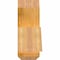 Ekena Millwork Eugene Rough Sawn Timber Gable Bracket, Western Red Cedar, 36"W x 13"H x 6"D x 6"F, 9/12 Pitch GBW036X13X0606EUG00RWR - alternate 4